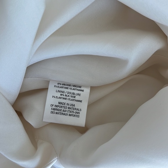 Cushnie et Ochs size 4 Draped Fringe Pencil Dress in off white - Picture 5 of 6